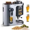 VEVOR Macchina per Produzione di Birra Fatta a Casa, Macchina Domestica per Fare la Birra in Casa, 13 Litri, 1500 W, Caldaia di Ammostamento, Serbatoio Interno in Acciaio Inox 304