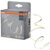 OSRAM FLEX COB Strisce COB decorative con luce bianca calda e attacco USB di tipo A, 830 bianco caldo, non dimmerabile, giallo, silicone, 1,5m, sorgenti luminose non sostituibili