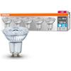 Osram Lampadine LED Spot PAR16, 2.6 W Equivalenti 35W, Attacco GU10, Luce Naturale 4000K, Confezione da 5