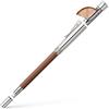 Graf von Faber-Castell - Matita Perfekter Magnum, marrone | Matita Premium con prolunga placcata in platino, durezza 4B, temperino e gomma integrati