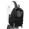 BOXSAM Zaino Scuola Superiore Uomo Zaino da Università Impermeabile Ragazzo Zaini per Scuola Superiore Media Leggero Resistente College Casual Backpack Nero.