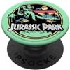 Jurassic Franchise Jurassic Park Retro Color Pop Circle And Stripes Scene PopSockets PopGrip Adesivo