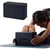 Gaiam, Blocco per yoga, supporto in schiuma EVA senza lattice, morbida superficie antiscivolo per yoga, pilates, meditazione (nero), confezione da 1