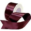 Morex Ribbon Nastro, bordeaux, 3,8 cm x 9,1 m