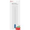 Dritz Serger Needle Threader with Protective Plastic Sleeve, 1 Count Infila ago, Metallo, Blu, 1 Confezione