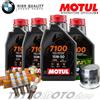 Motul - Hiflo - NGK Tagliando BMW R 1150 R / ABS 2000-2006 Kit Olio Motul 7100 15W50 Filtro Candele