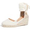 Castañer Carina/8/001 - Espadrillas Donna, Avorio (Ivory 203)