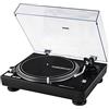 Reloop RP-2000 USB MK2 - giradischi per DJ al quarzo con azionamento diretto, 33 1/3 e 45 giri/min, uscita audio USB, pitch di precisione +/-8%, nero