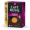 Café Royal Capsule compatibili Lungo Forte, 80% Alluminio Riciclato, Certificato Rainforest Alliance, Intensità 8