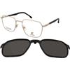 Carrera CA 388/C J5G | Occhiali da Vista con Clip da Sole | Prova Online | Metallo | Quadrati | Oro | Adrialenti