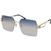 Carrera CA 3102/S/BB J5G/K6 | Occhiali da Sole Graduati o Non Graduati | Prova Online | Metallo | Quadrati | Oro | Adrialenti
