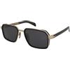 David Beckham DB 7158/S RHL/IR | Occhiali da Sole Graduati o Non Graduati | Metallo, Plastica | Quadrati | Nero, Oro | Adrialenti