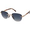 David Beckham DB 1224/S 0NR/08 | Occhiali da Sole Graduati o Non Graduati | Metallo | Quadrati | Oro | Adrialenti