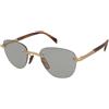 David Beckham DB 1224/S T5U/8J | Occhiali da Sole Graduati o Non Graduati | Metallo | Quadrati | Oro | Adrialenti