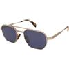 David Beckham DB 1229/S HM2/A9 | Occhiali da Sole Graduati o Non Graduati | Prova Online | Metallo | Quadrati | Oro | Adrialenti