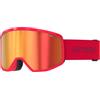 Atomic Four HD Maschera da sci e snowboard con colori a contrasto, lenti a specchio, montatura Live Fit, ampio campo visivo, bianco (White)