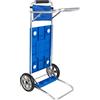 Carrello Pieghevole 3 in 1 con Ruote Portatutto Spiaggia 120 L 100 KG Carrello Campeggio Portatile con Strisce Riflettenti e Manico Regolabile per Giardino Sport Shopping Campeggio Nero