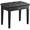 VEVOR Panca per Pianoforte 560 x 350 x 485 mm Sedia per Tastiera, Cuscino imbottito ad Alta Densità, Scomparto Portaoggetti per Libri di Musica, Sgabello per Libreria per Pianoforte, Carico 136 kg