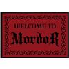 OM3® Divertente zerbino con scritta - Welcome to Mordor - antiscivolo e lavabile - 60 x 40 cm -