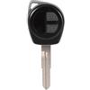 Qiilu Custodia a conchiglia per chiavi, 2 pulsanti Telecomando Custodia a conchiglia Fob adatta per Suzu ki Vitara Swift Ignis SX4 Liana Alto