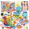TOSUTO Formine per Plastilina,Accessori per Plastilina Creazioni da Cucina,Set Plastilinas per Bambini,Gelatiera,Pasticcera,Burger,24 Vasetti Plastilinas,Ragazzi e Ragazze Giochi per Bambini 3-12 Anni
