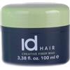 IdHAIR Fiber Wax, cera modellante per capelli, 100 ml, unisex, adatta a tutti i tipi di capelli, con applicatore, per modellare