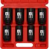 CASOMAN Set di chiavi a bussola a percussione con dado per asse da 1/2, metriche, CR-MO, 29, 30, 32, 34, 35, 36, 38, 39 mm, 8 pezzi da 1/2