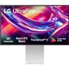 LG 32U990A Monitor 32 6K, 6144x3456, Thunderbolt 5, integrazione totale con Mac, Nano IPS Black, 224PPI, HDR 600, Adobe RGB 99,5%, DCI-P3 98%, Speaker, USB-C, HDMI 2.1, DP 2.1, KVM, PBP, PIP, Argento
