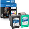NINETEC 336 + 342 XL cartucce di ricambio per HP 336 342 cartuccia d'inchiostro per HP 336XL 342XL per PhotoSmart C3150 C3180 C4180 2570 2575 DeskJet 5440 OfficeJet 6315 PSC 1510 cartucce nero colore