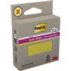 post-it® super-sticky Foglietti riposizionabili Post-it® Super Sticky in carta riciclata 76x76 mm - giallo e rosa - conf. 2 blocch/70 ff