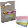 post-it® super-sticky Segnapagina Post-it® Super Sticky in carta riciclata 15x50 mm - colori assortiti - conf. 5 index/70 ff