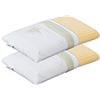 EVERGREENWEB MATERASSI & BEDS EVERGREENWEB Coppia Cuscini Letto 40x70 Alti 12 cm Modello Saponetta Cervicale 100% Memory Foam, Fodere Aloe Vera e Cotone Sfoderabili 2 Guanciali per Dolori al Collo con Dispositivo Medico Offerta