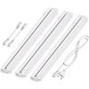 ledscom.de Luce sottopensile a LED LIWO 58cm, orientabile, 979lm ciascuno, bianco caldo Set di 3