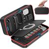 OIVO Custodia per Switch 2, Custodia da Viaggio Portatile per Nintendo Switch 2/OLED/Original con Cinturino in Rete per Organizzare i Cavi, Case Switch 2025 Rigida per Joy-Con 2 con 26 Slot Gioco, Rosso