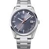 Orient Contemporary Stretto Date - Orologio Da Polso Da Uomo Automatico E A Carica Manuale Meccanico Casual Bracciale E Cassa In Acciaio Inox Di Colore Grigio Quadrante Analogico Grigio - RA-AC0R04N