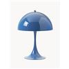 louis poulsen Lampada da tavolo portatile a LED con luce regolabile Panthella 250, Design Verner Panton - Blu