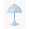 louis poulsen Lampada da tavolo portatile a LED con luce regolabile Panthella 250, Design Verner Panton - Blu chiaro