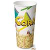 SCATOLIFICIO DEL GARDA Bicchiere per pop corn monouso 700ml Ø cm 8,9x17h 25 pezzi 8349
