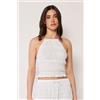 Calzedonia Top Con Balze Bianco
