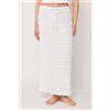 Calzedonia Gonna Con Balze Bianco