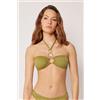 Calzedonia Fascia Costume Wild Jungle Verde
