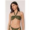Calzedonia Fascia Costume Natural Tie-dye Verde
