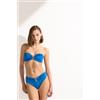 Calzedonia Fascia Costume Shiny Satin Blu