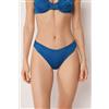 Calzedonia Brasiliana Costume Shiny Satin Blu