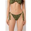 Calzedonia Slip Fiocchi Costume Natural Tie-dye Verde