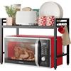 Shally Dogan Scaffale Porta Microonde Allungabile Mensola da Cucina Estensibile Salvaspazio