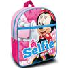 BAKAJI Zaino Minnie Topolina Disney Colore Rosa Bambini Asilo Tempo Libero Elementari