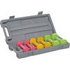 BAKAJI Set Manubri Palestra con Valigetta 2x0.5kg+2x1kg+2x1.5kg Pesi per Sport Fitness