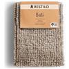RESTILO Tappeto Bagno Antiscivolo 60 x 90 cm Tappetino da bagno super assorbente Cappuccino Bati