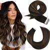 Moresoo Extension Biadesive Capelli Veri Shatush #2/6/2 45cm 50g 20pz